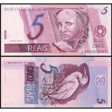 Brasil C-274 Fe 5 Reais 2003 Efígie da República