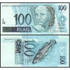 Brasil C-327 Fe 100 Reais 1994 Efígie da República