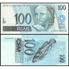Brasil C-329 S/Fe 100 Reais 2006 Efígie da República