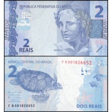 Brasil C-336 Fe 2 Reais 2018 FB Efígie da República
