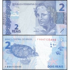 Brasil C-338 Fe 2 Reais 2018 FB Efígie da República