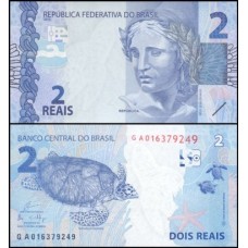 Brasil C-338 Fe 2 Reais 2019 GA Efígie da República