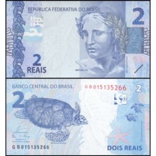 Brasil C-338 Fe 2 Reais 2019 GB Efígie da República