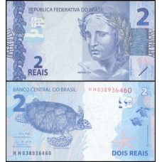 Brasil C-339 Fe 2 Reais 2020 HH Efígie da República