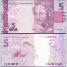 Brasil C-344 Fe 5 Reais 2018 FB Efígie da República