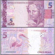Brasil C-345 Fe 5 Reais 2021 II Efígie da República