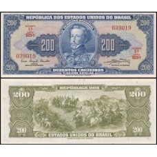 Brasil C-041 S/Fe 200 Cruzeiros 1961 D. Pedro I