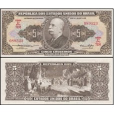 Brasil C-066 Fe 5 Cruzeiros 1953 Barão do Rio Branco