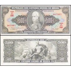 Brasil C-100 Fe 500 Cruzeiros 1955 D. João VI