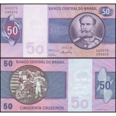 Brasil C-142 Fe 50 Cruzeiros 1970 Mal. Deodoro da Fonseca