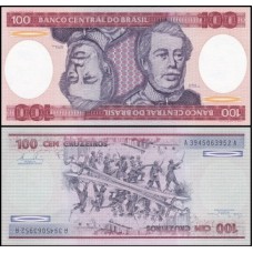 Brasil C-156 Fe 100 Cruzeiros 1981 Duque de Caxias
