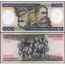 Brasil C-161 Fe 500 Cruzeiros 1985 Mal. Deodoro da Fonseca