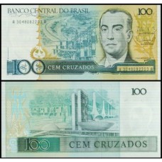 Brasil C-188 Fe 100 Cruzados 1988 Juscelino Kubitschek