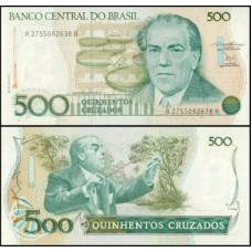 Brasil C-190 Fe 500 Cruzados 1987 Heitor Villa Lobos