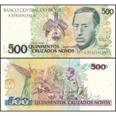 Brasil C-209 Fe 500 Cruzados Novos 1990 Augusto Ruschi