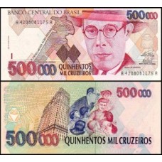 Brasil C-232 Fe 500.000 Cruzeiros 1993 Mário de Andrade
