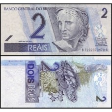 Brasil C-259 Fe 2 Reais 2008 Efígie da República