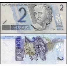Brasil C-261 Fe 2 Reais 2009 Efígie da República
