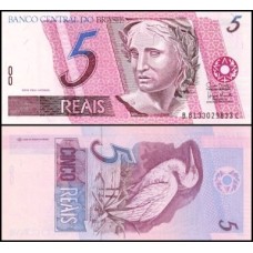 Brasil C-277 Fe 5 Reais 2007 Efígie da República