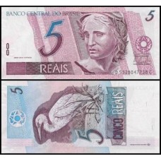 Brasil C-280 Fe 5 Reais 2009 Efígie da República