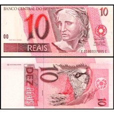 Brasil C-299 Fe 10 Reais 2008 Efígie da República