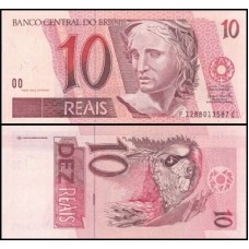 Brasil C-300 Fe 10 Reais 2010 Efígie da República