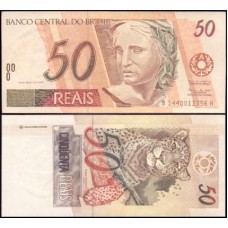 Brasil C-316 S/Fe 50 Reais 1999 Efígie da República