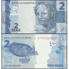 Brasil C-335 Fe 2 Reais 2016 DF Efígie da República