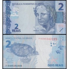 Brasil C-338 Fe 2 Reais 2018 FK Efígie da República 
