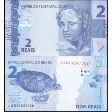 Brasil C-339 Fe 2 Reais 2022 JA Efígie da República