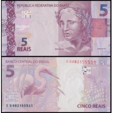Brasil C-343 Fe 5 Reais 2016 ED Efígie da República