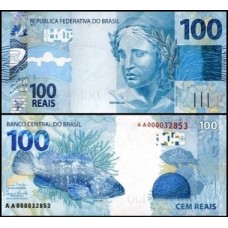 Brasil C-364 Fe 100 Reais 2010 AA Efígie da República