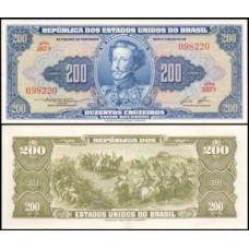 Brasil C-039 Fe 200 Cruzeiros 1958 D. Pedro I