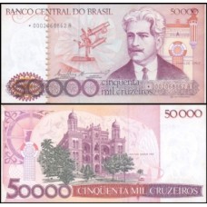 Brasil C-172a S/Fe 50.000 Cruzeiros 1984 Oswaldo Cruz Reposição *0002