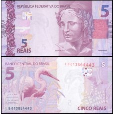 Brasil C-345 Fe 5 Reais 2021 IB Efígie da República