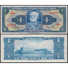 Brasil C-010 Fe 1 Cruzeiro 1954 Marquês de Tamandaré