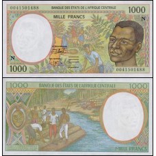 C A S Guiné Equatorial P-502Ng Fe 1.000 Francs 2000