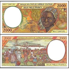 C A S Guiné Equatorial P-503Ng Fe 2.000 Francs 2000