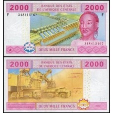 C A S Guiné Equatorial P-508Fc Fe 2.000 Francs 2010