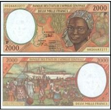 C A S Chad Chade P-603Pg Fe 2.000 Francs 2000