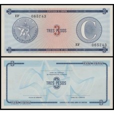 Cuba P-Fx20 Fe 3 Pesos ND Cuba P-Fx20 Fe 3 Pesos ND