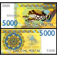 Cabo Dakhla 5.000 Pesetas 2015 Fe Fantasia
