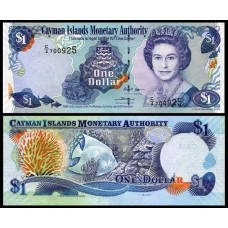 Cayman Islands Ilhas Caimã P-33d Fe 1 Dollar 2006 Rainha ♛