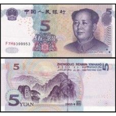 China P-903a.2 Fe 5 Yüan 2005 Mao Tsé-Tung