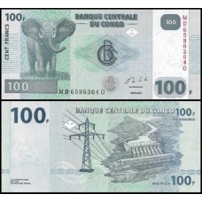 Congo Democratic Republic P-98b Fe 100 Francs 2013 HdM