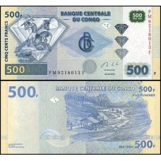 Congo Democratic Republic P-96Db Fe 500 Francs 2020 CC