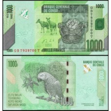 Congo Democratic Republic P-101b.1 Fe 1.000 Francs 2013