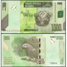 Congo Democratic Republic P-101b.2 Fe 1.000 Francs 2013