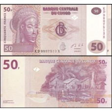 Congo Democratic Republic P-97Aa.2 Fe 50 Francs 2013 HdM