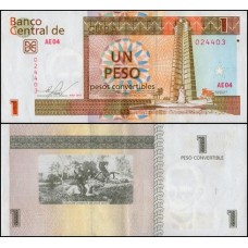 Cuba P-Fx46d Fe 1 Peso Convertible 2013 Cuba P-Fx46d Fe 1 Peso Convertible 2013